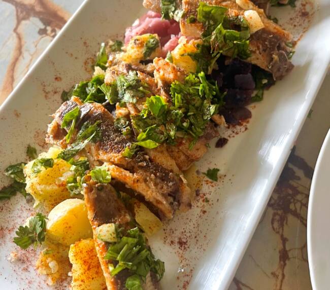 Mediterranean Garlic Grilled Sardines