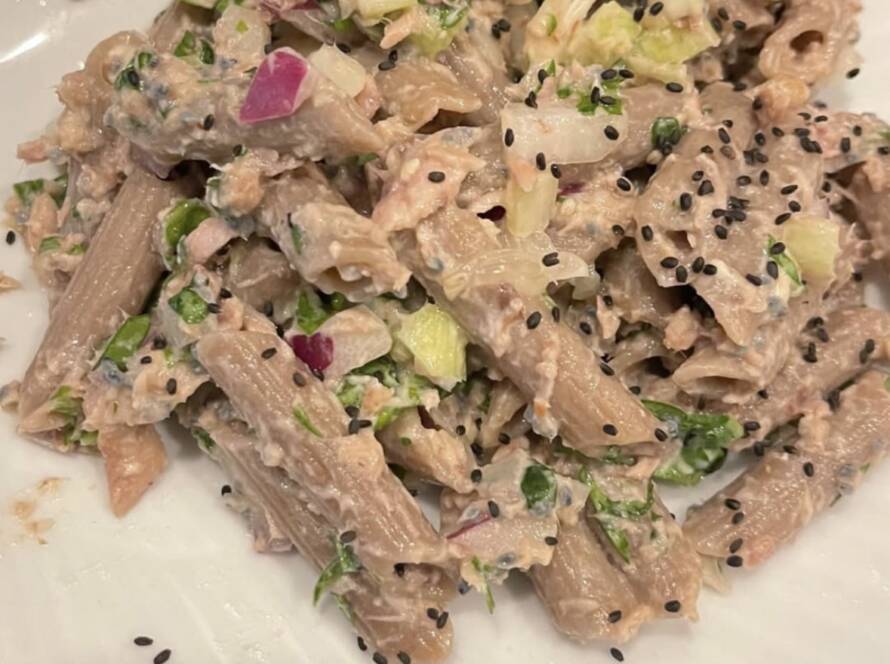 healthy lectin tuna pasta salad